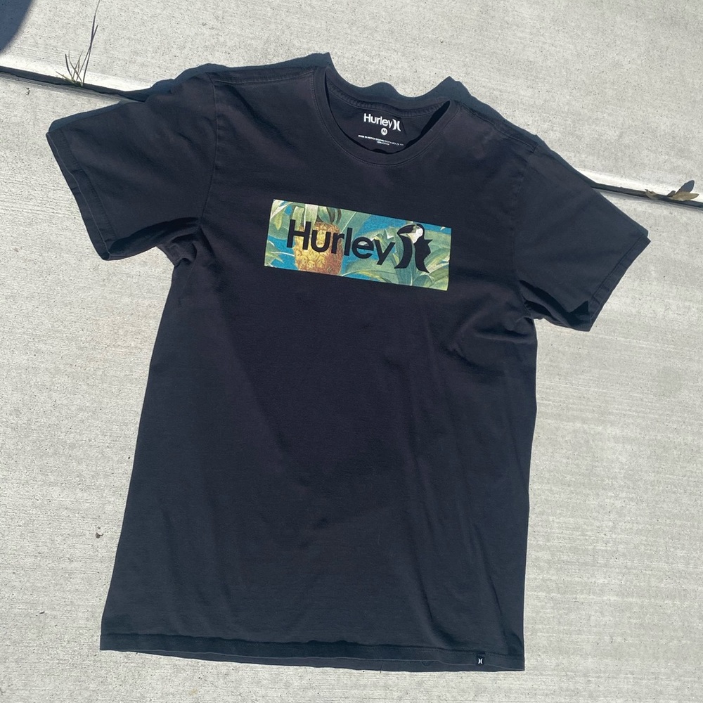 Hurley Black T Shirt Size M